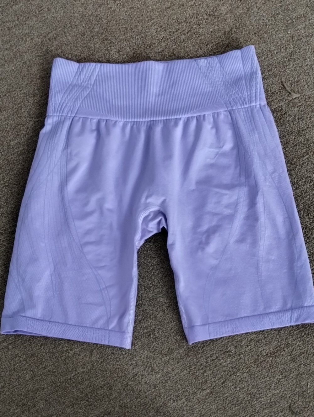 Gymshark Apex High-Waist Lilac Bike Shorts